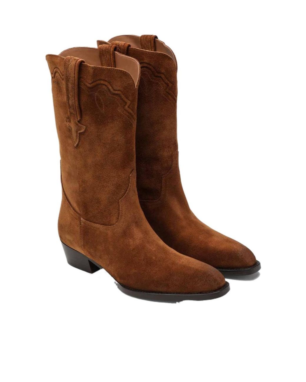 Paris Texas Brown Slip On Ankle Boots