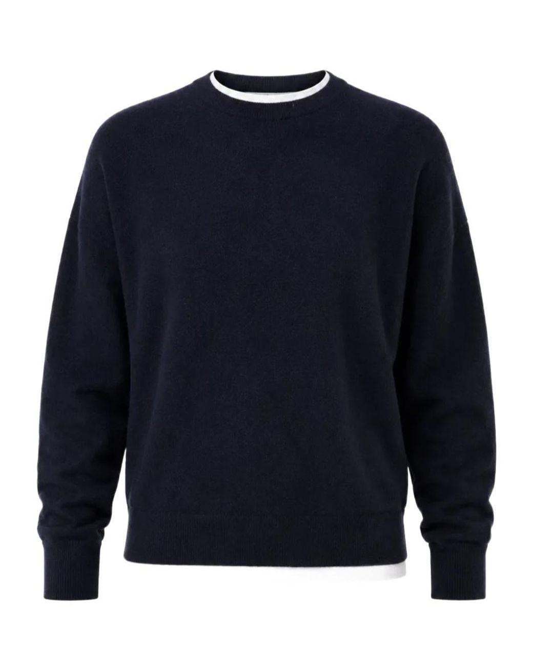 Officine Generale Blue Misa Crew-Neck Sweater