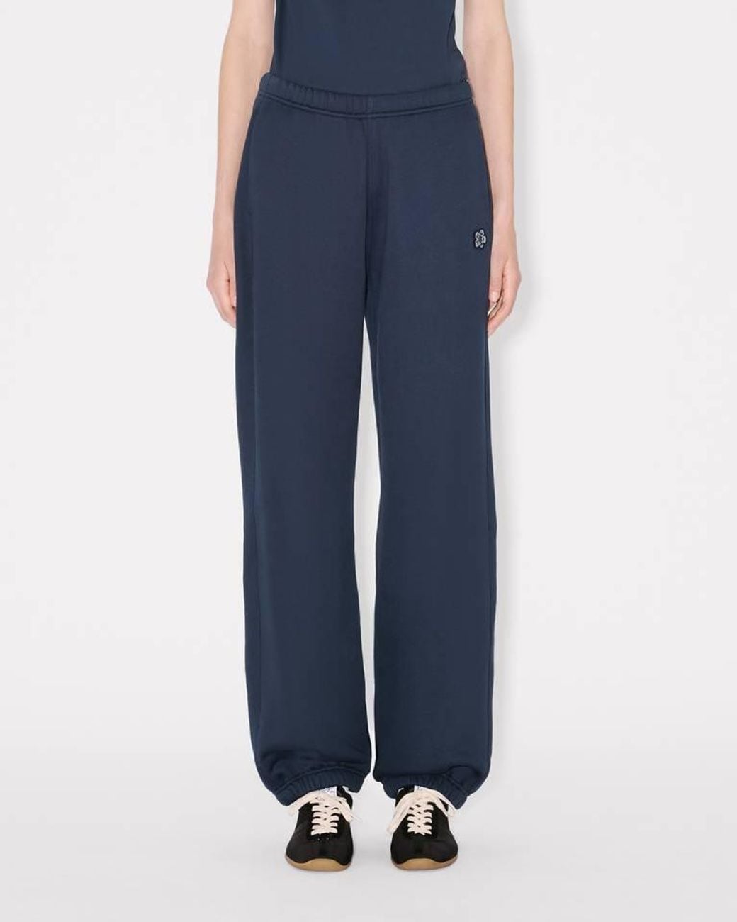 KENZO Blue Sweatpants With Patch