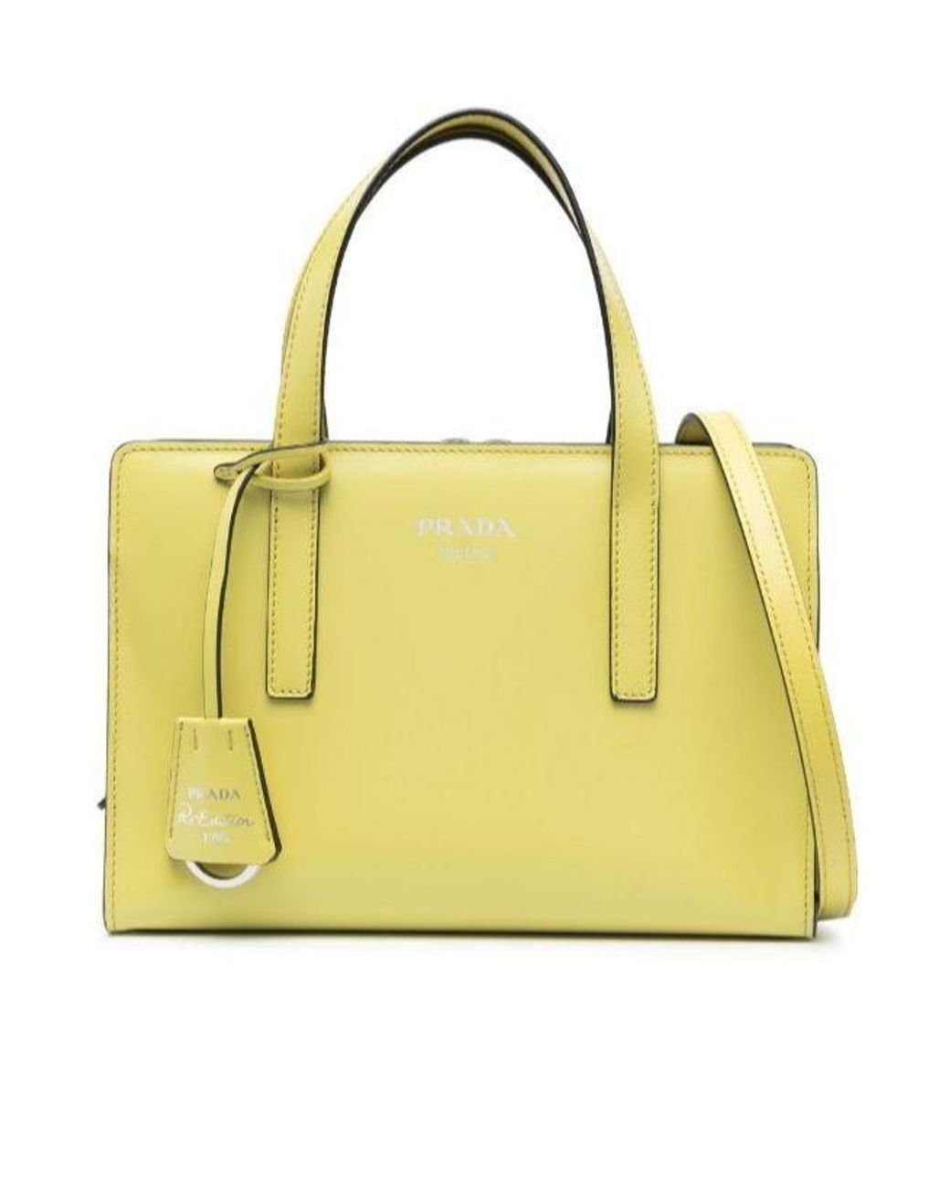 Prada Yellow Re-Edition 1995 Tote Bag