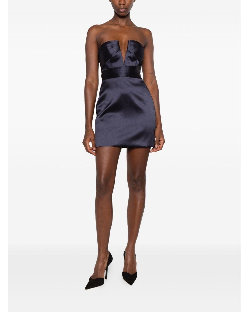 Elisabetta Franchi Blue Sleeveless Dress