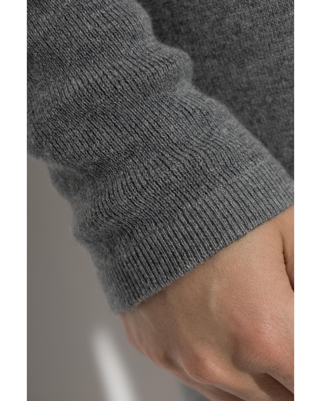 Lisa Yang Gray Vivian Long Sleeve Top