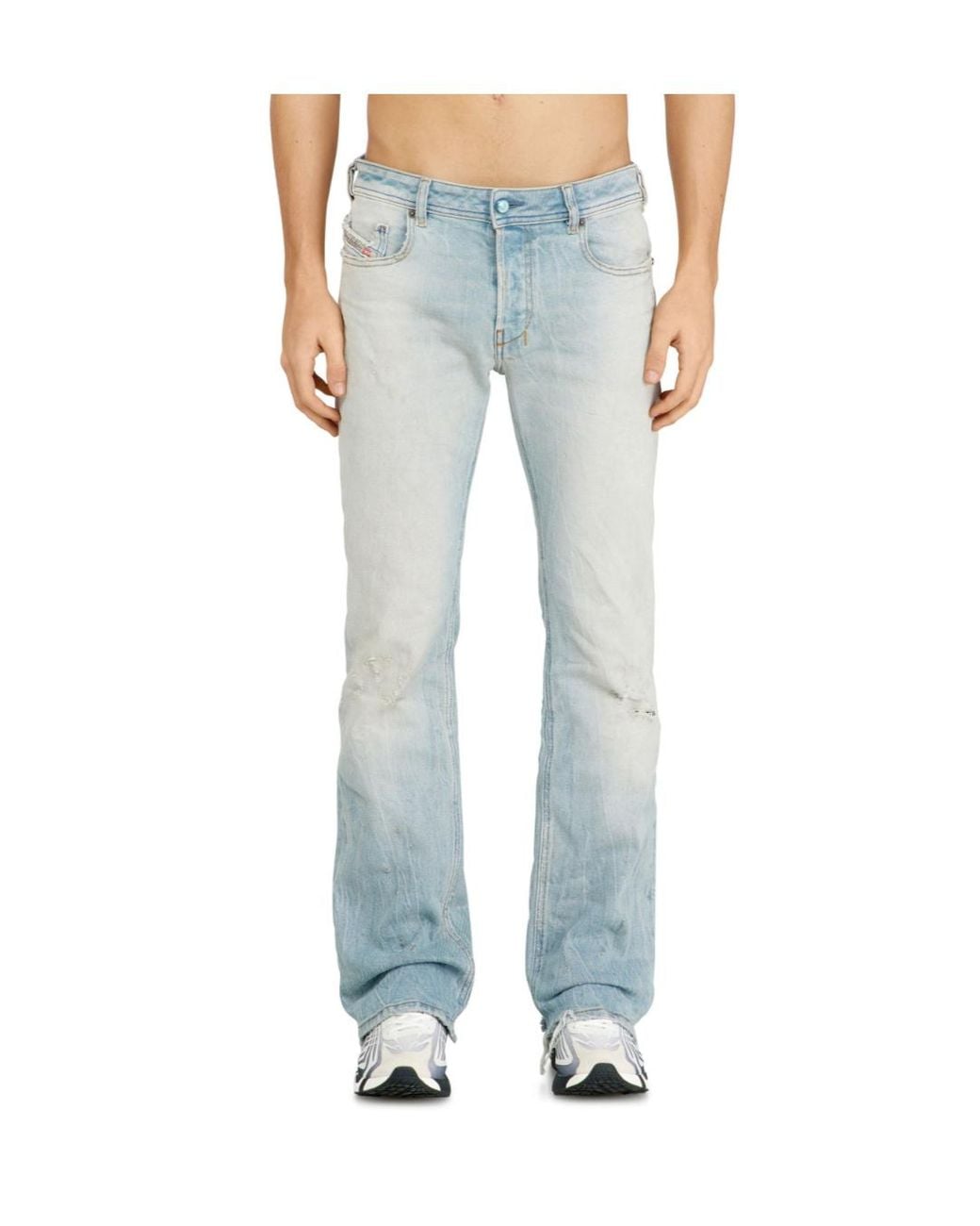 DIESEL Blue Regular Flared Jeans for men
