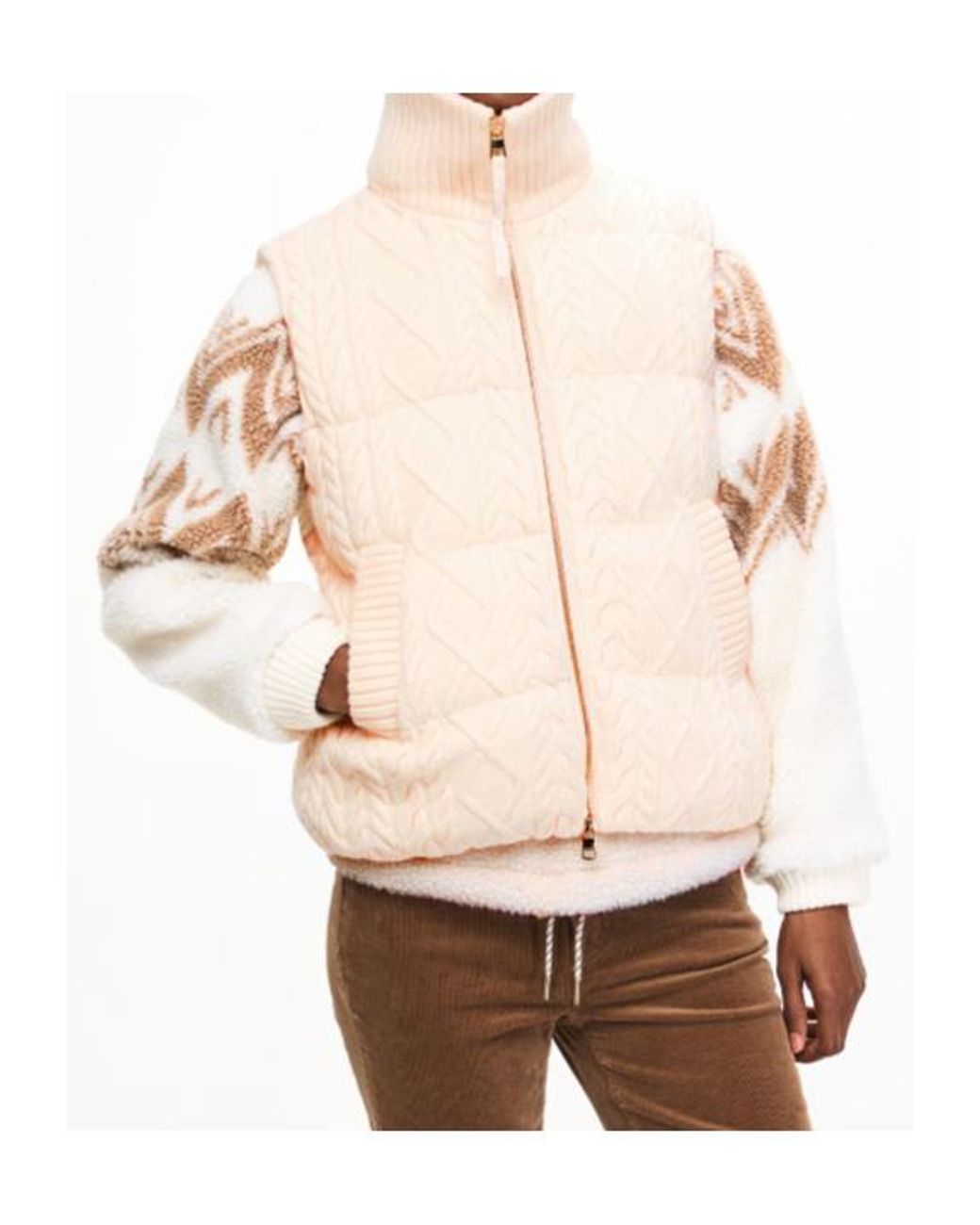 Varley White Irina Vest