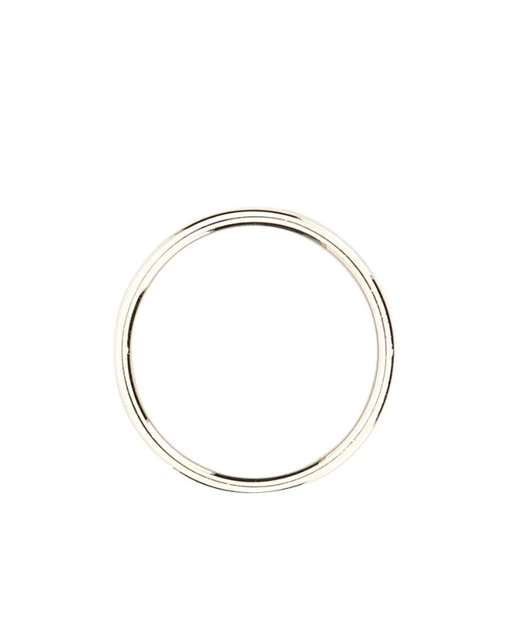 Dolce & Gabbana White All-Over Logo Engraved Ring for men