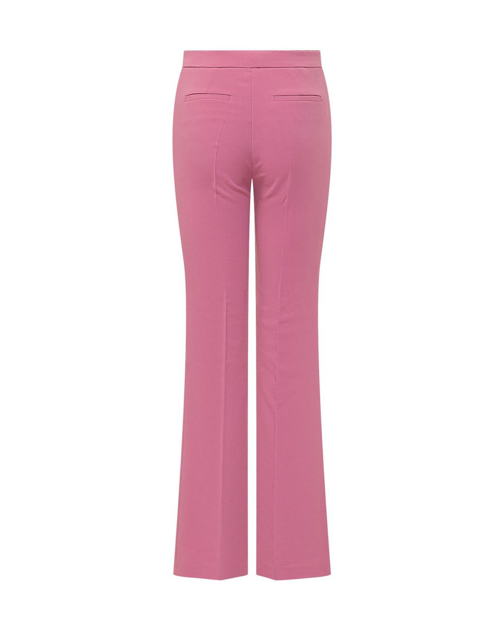 Pinko Pink Pressed Pleat Detail Trousers