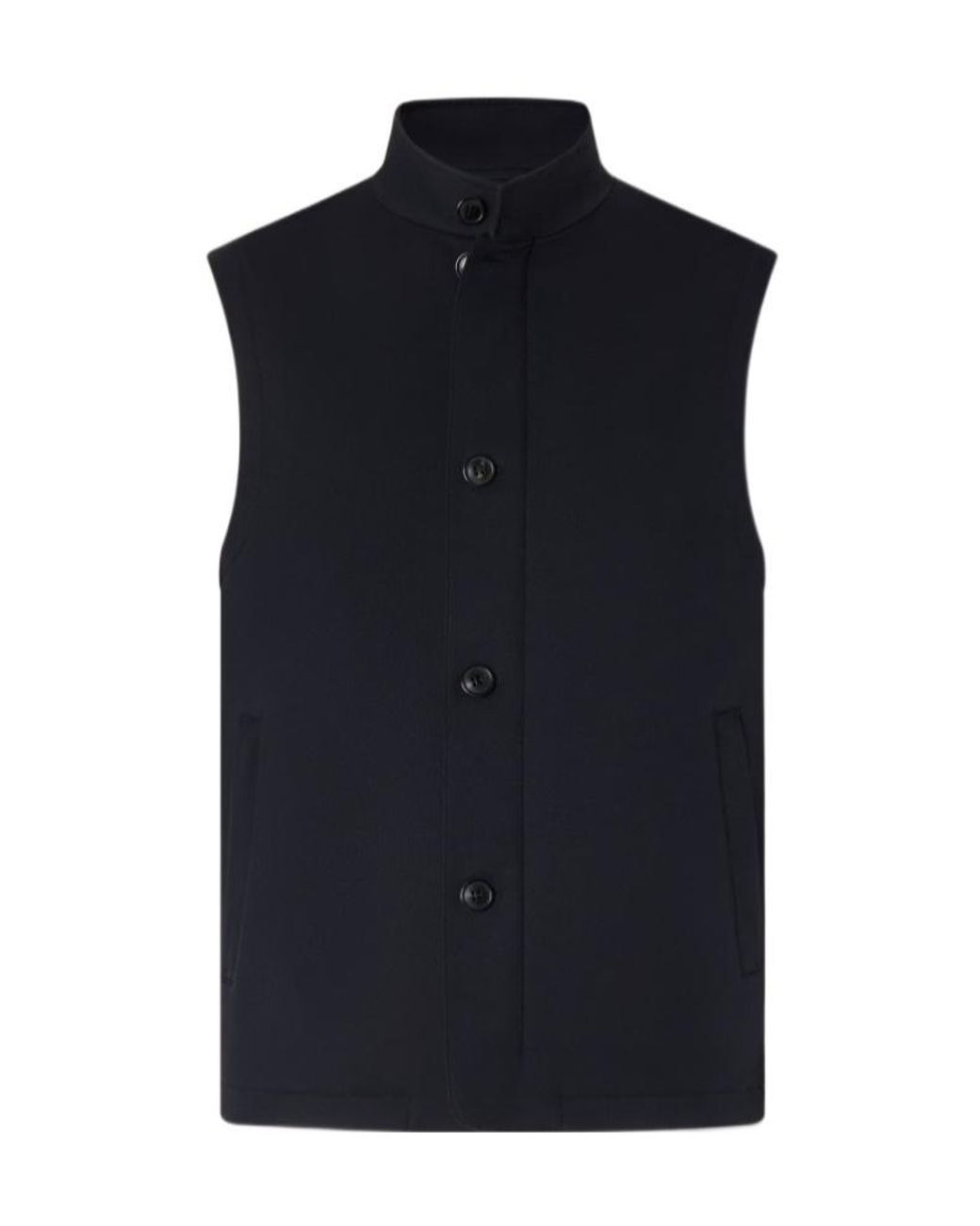 Zegna Blue Microfiber Motorin 50Cc Vest for men