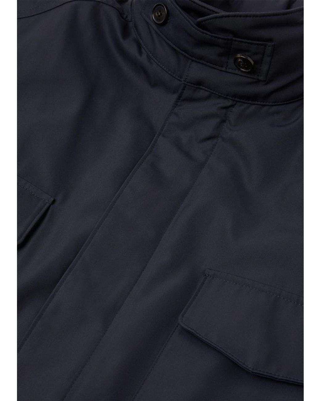 Loro Piana Blue Traveller Field Jacket for men