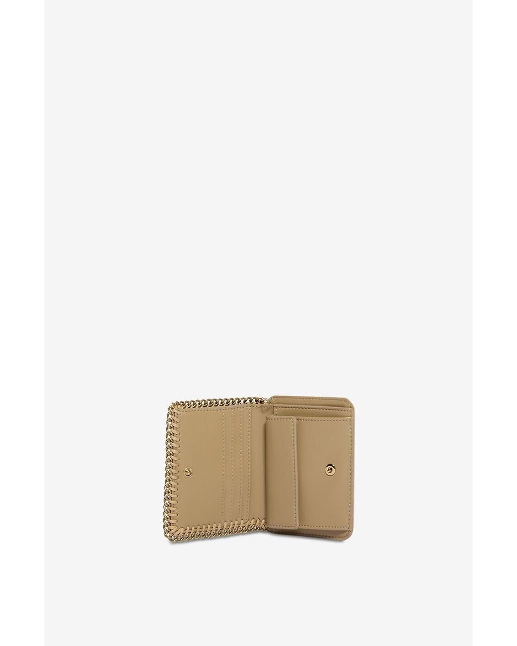 Stella McCartney Natural Falabella Bi-Fold Wallet