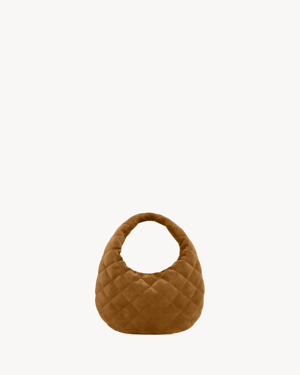 Saint Laurent Brown Icarino Quilted Tote Bag