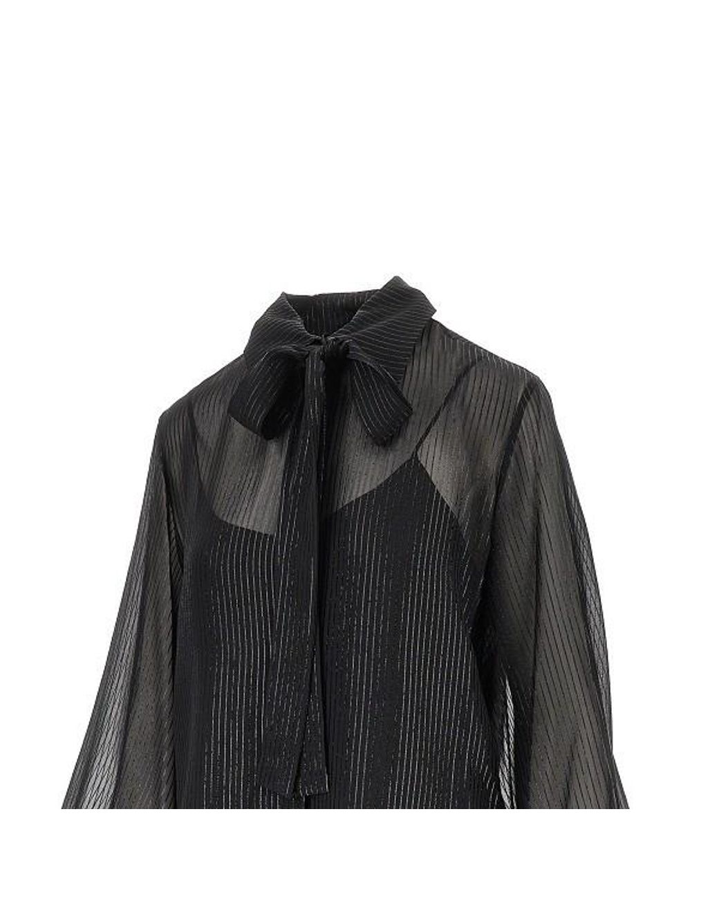 Max Mara Black Scafati Long-Sleeved Shirt