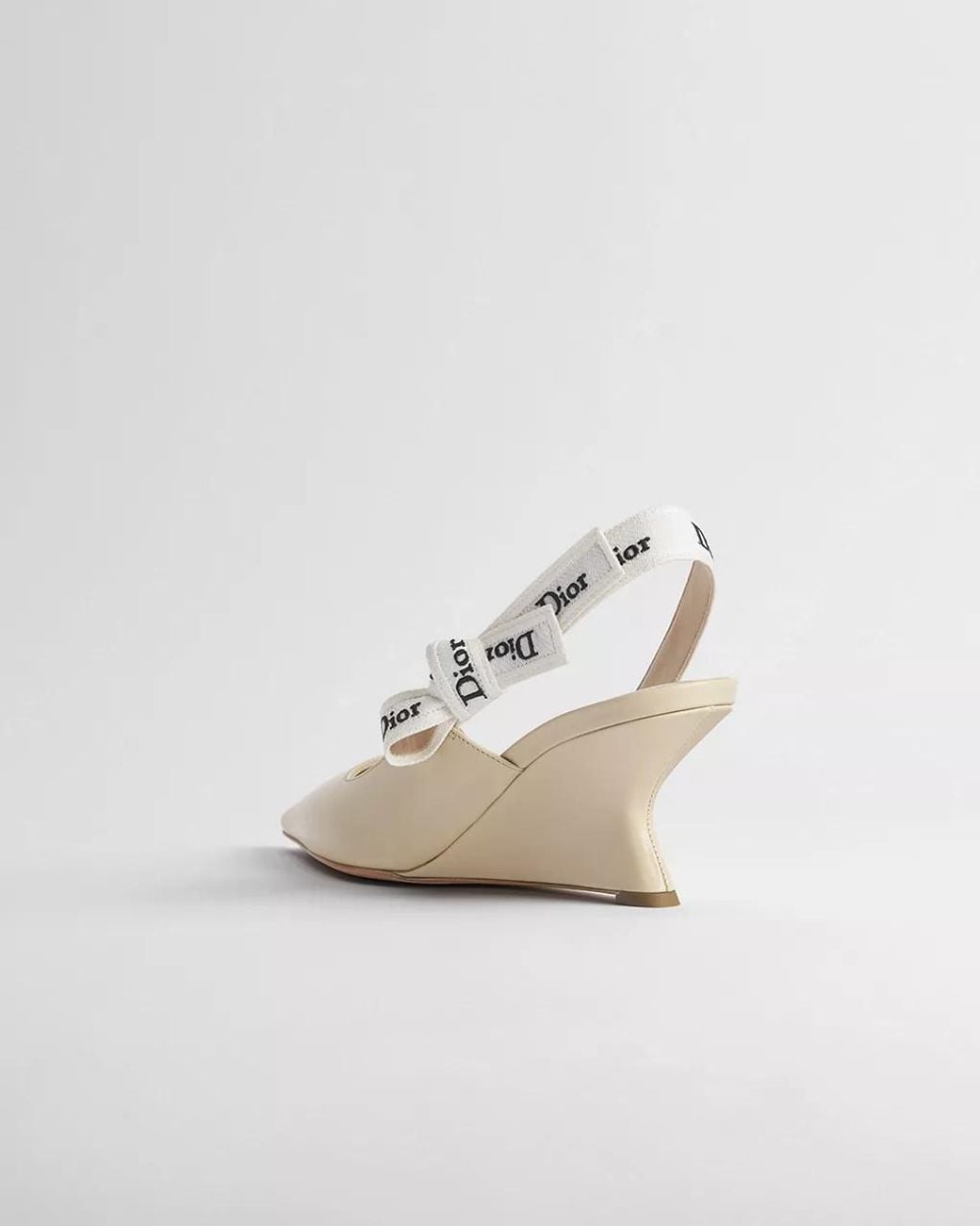 Dior Natural J'A Wedge Slingback Pump