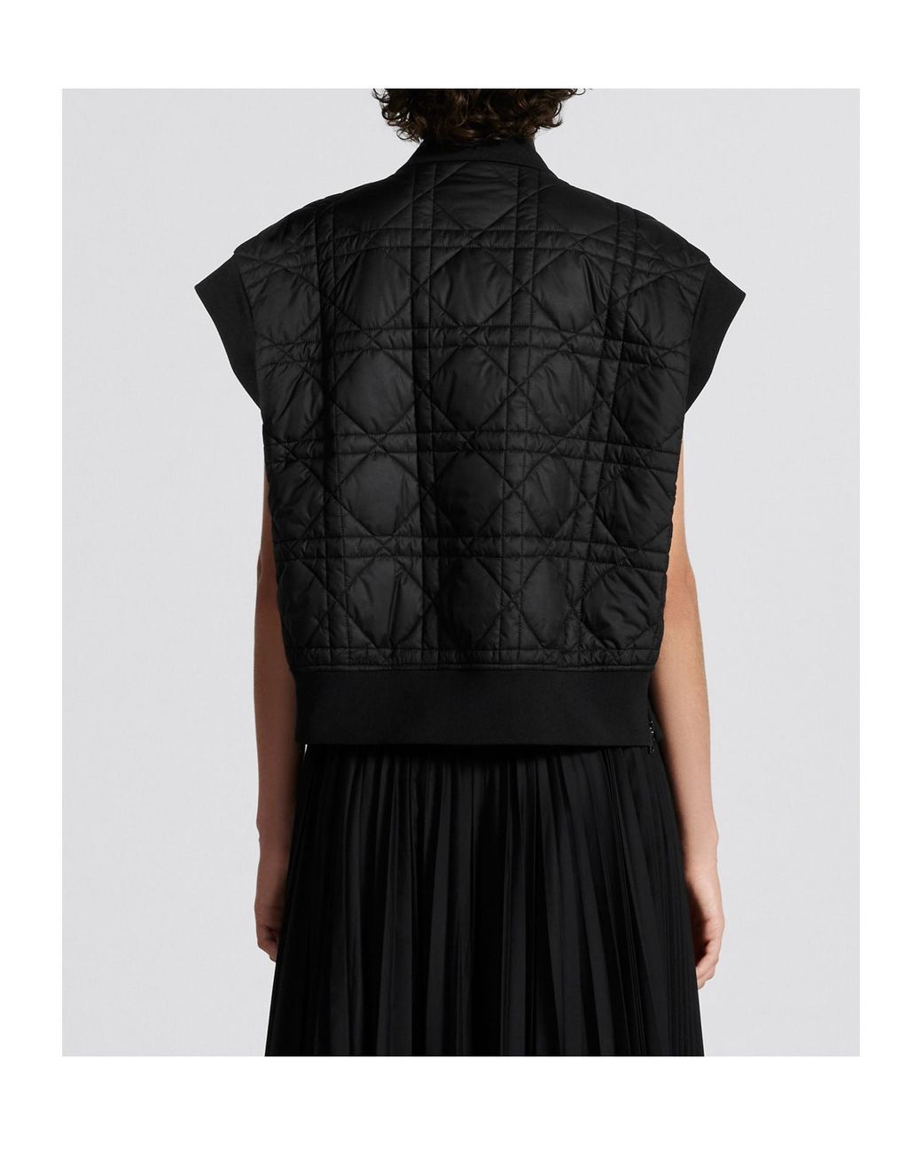 Dior Black Macrocannage Vest