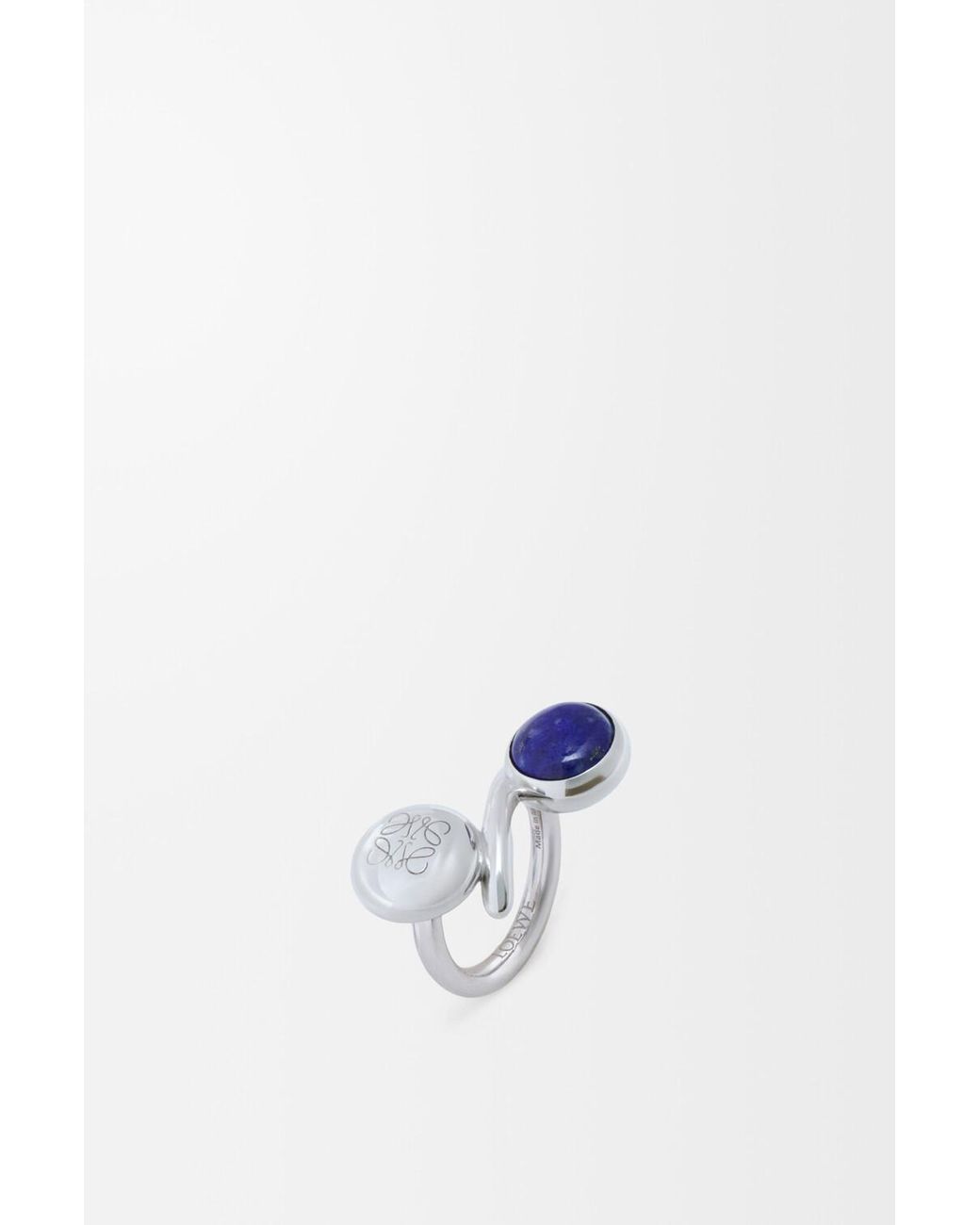 Loewe Blue Logo Ring