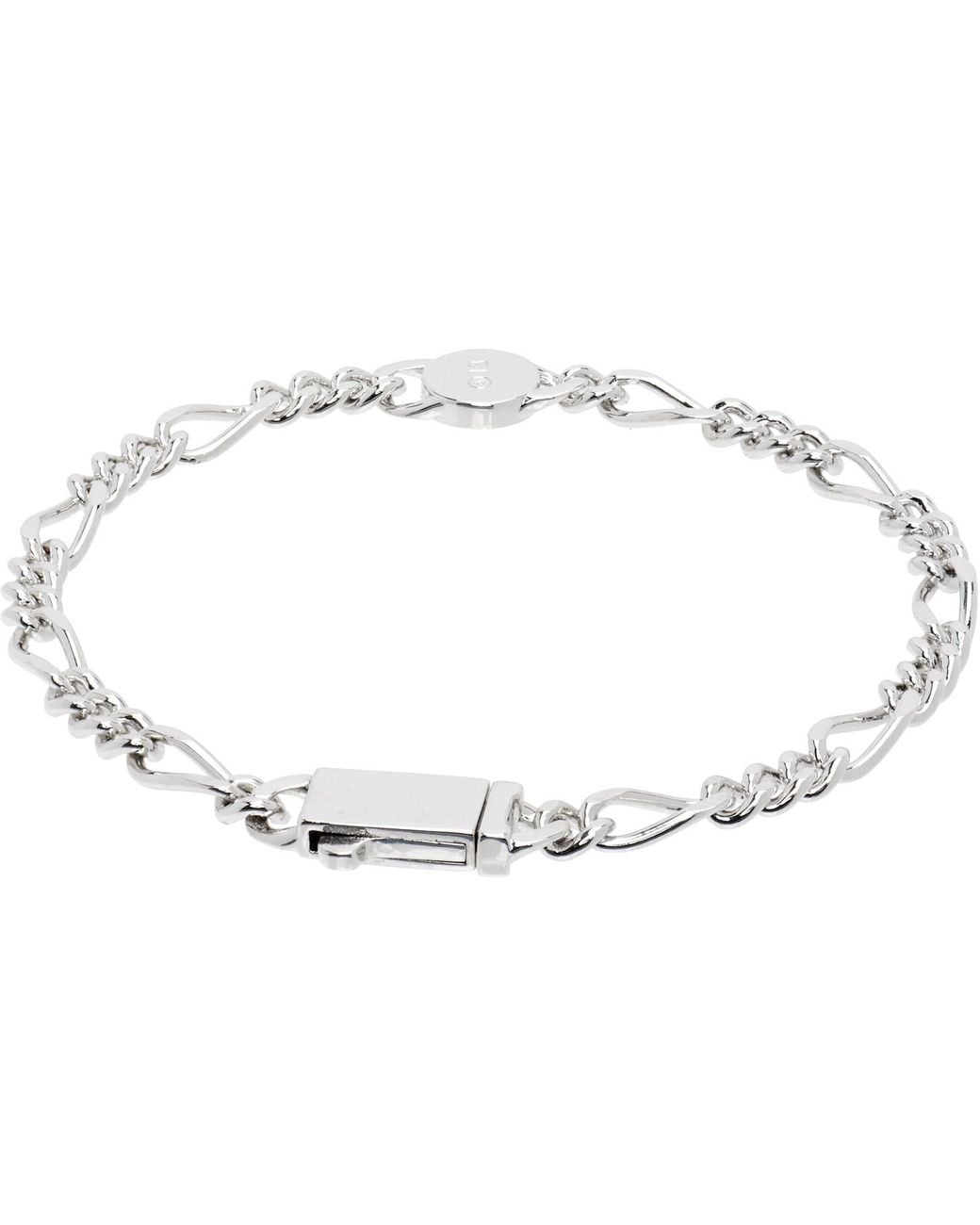 NUMBERING White Chain Bracelet for men