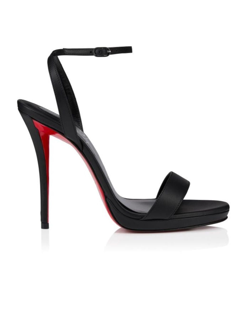 Christian Louboutin Black Miss Z Sandal Queen Strappy Sandals