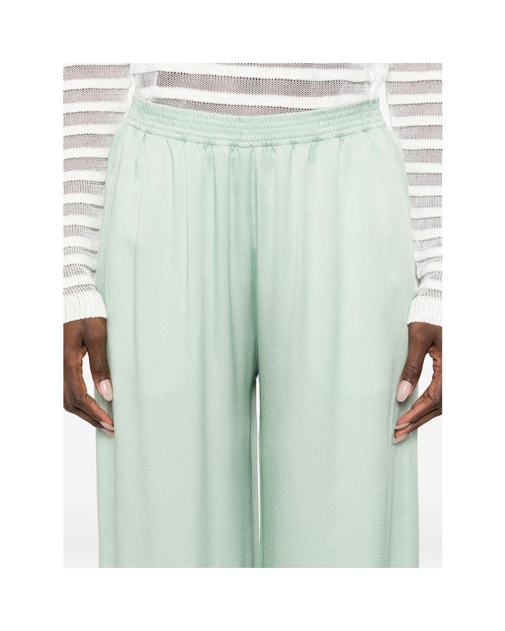 Fabiana Filippi Green Elasticated Trousers