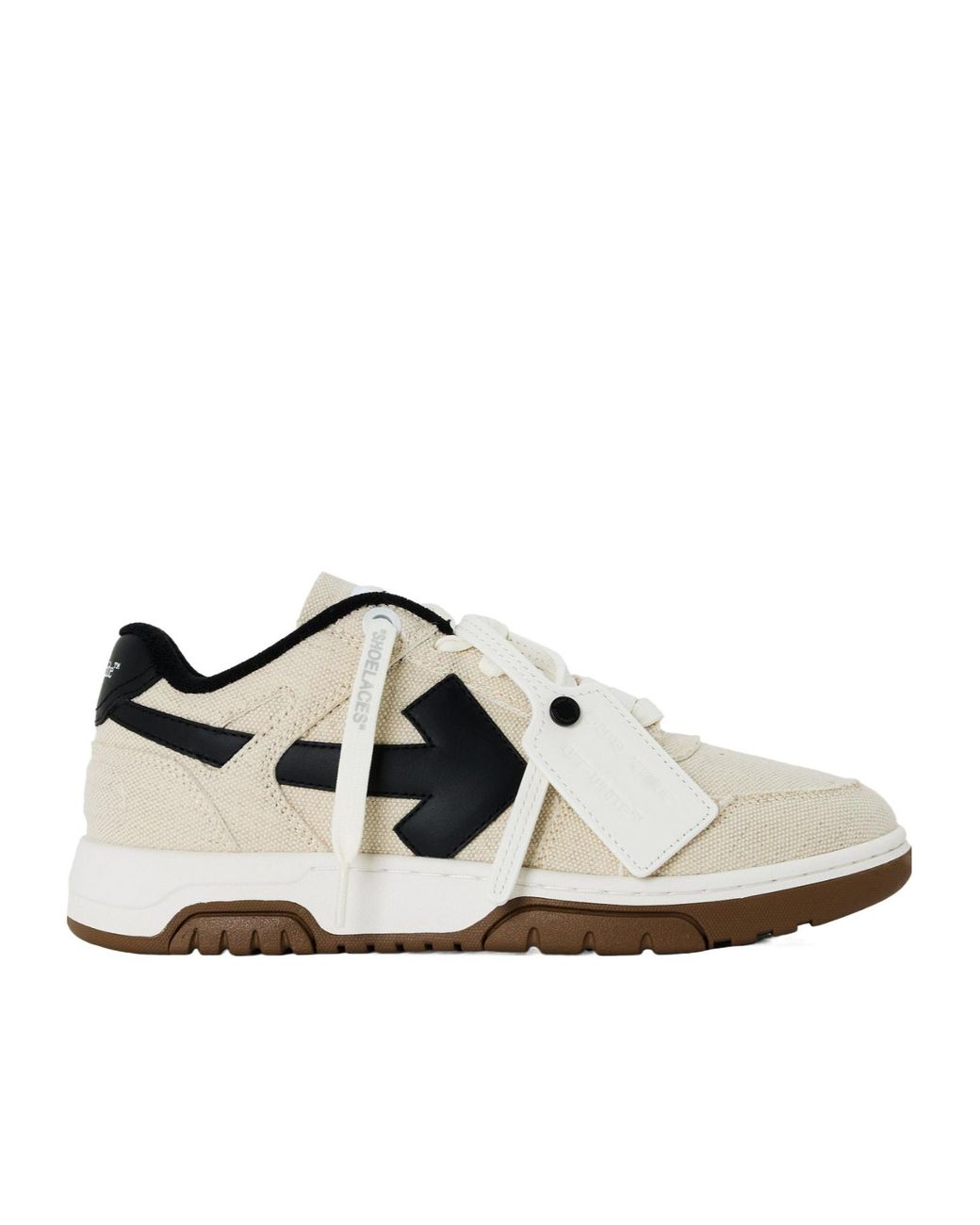 Off-White c/o Virgil Abloh White Fabric Lowtop Sneaker