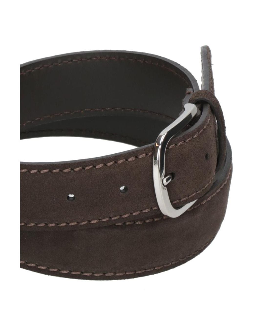 Orciani Black Logo Belt for men