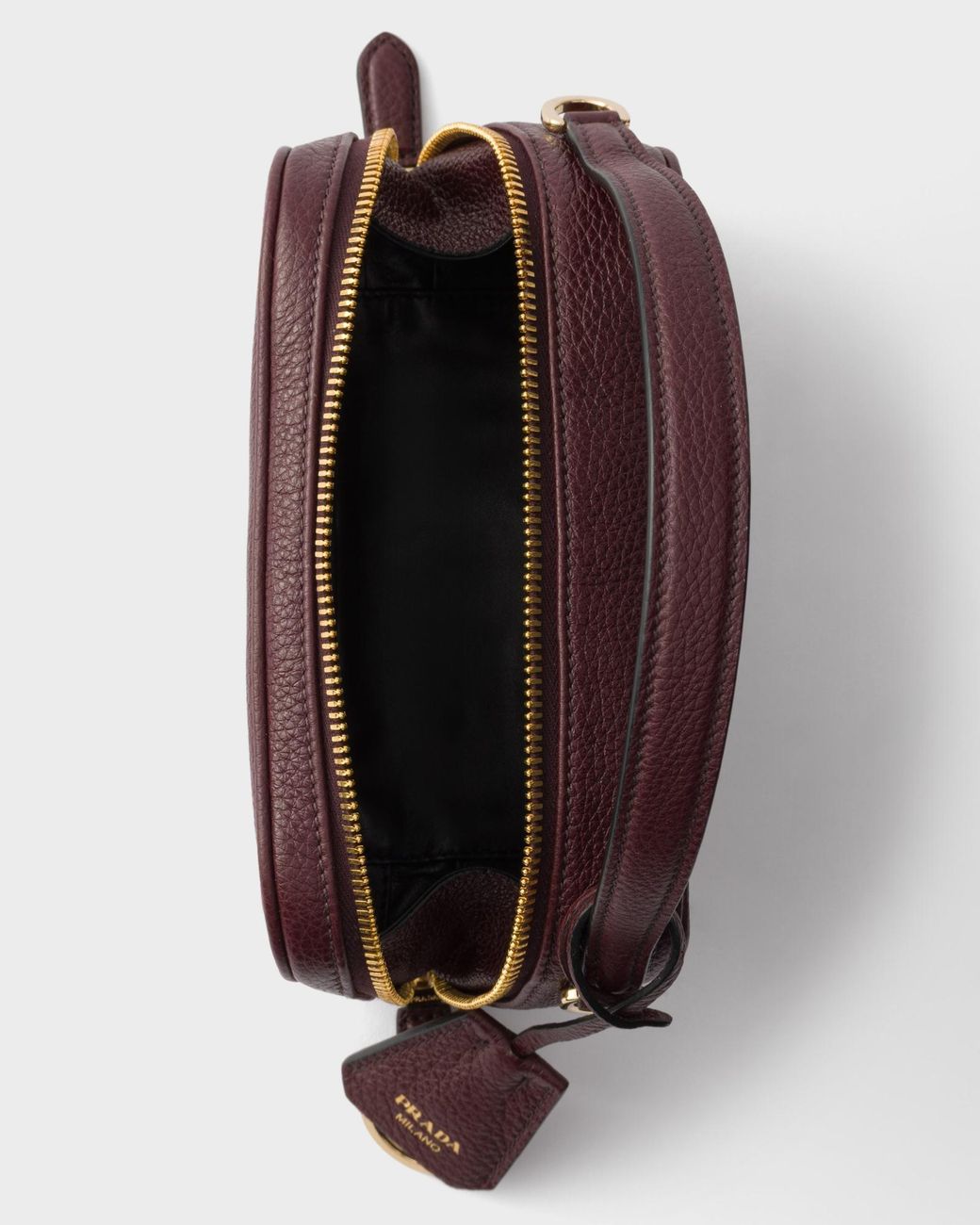 Prada Purple Odette Leather Mini-Bag