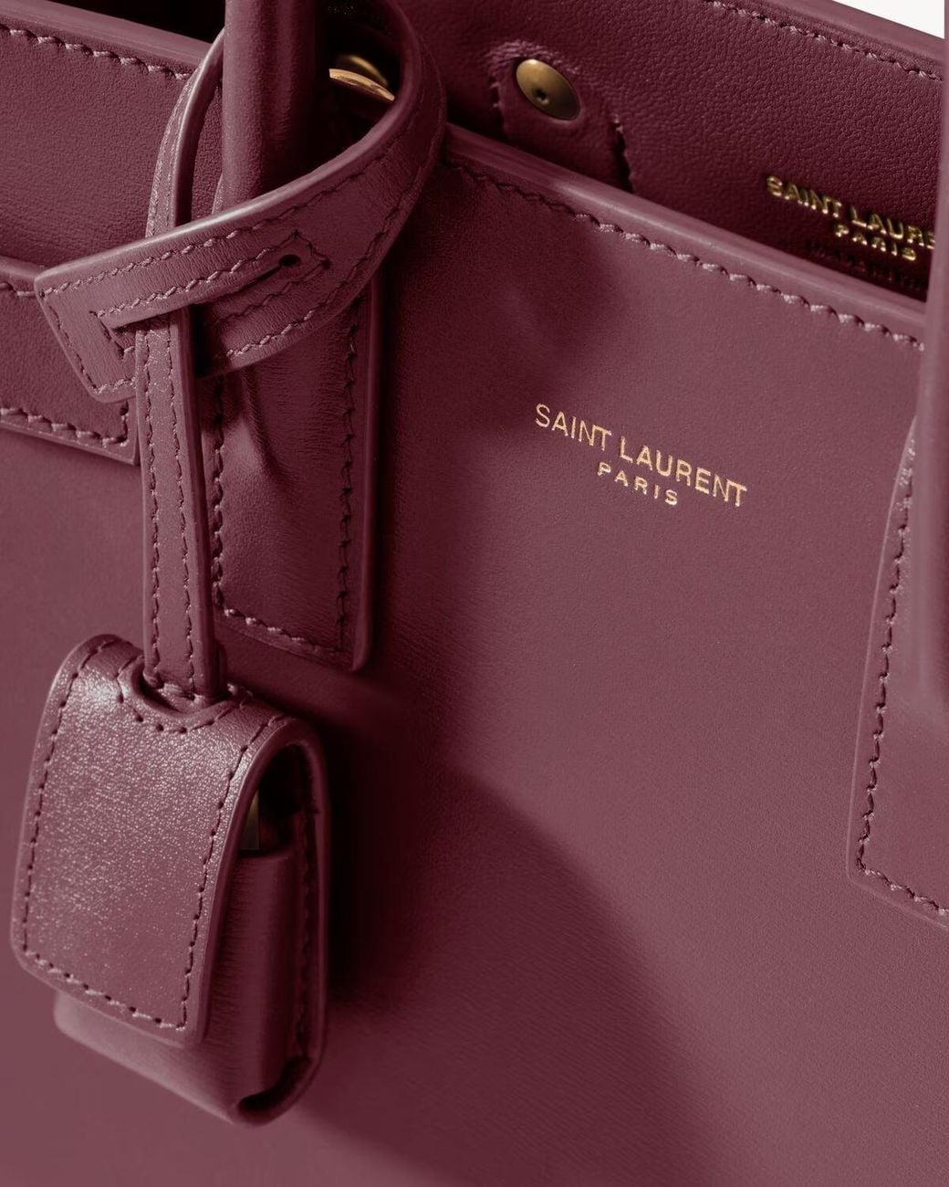 Saint Laurent Purple Sac De Jour