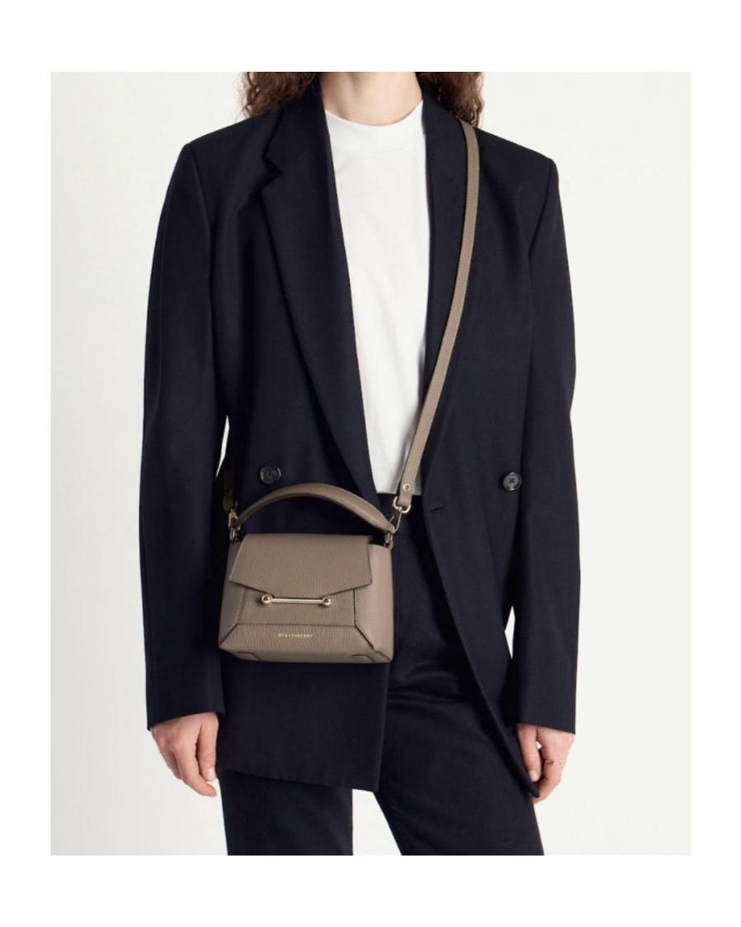 Strathberry Multicolor Bar Closure Shoulder Bag