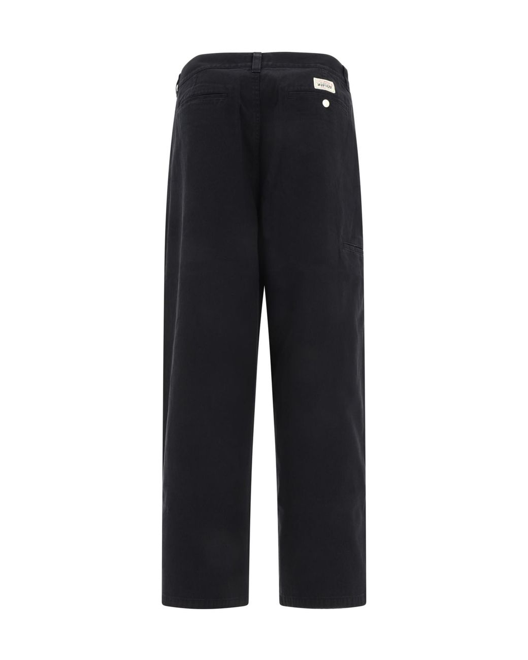 Stussy Black Work Casual Pants for men
