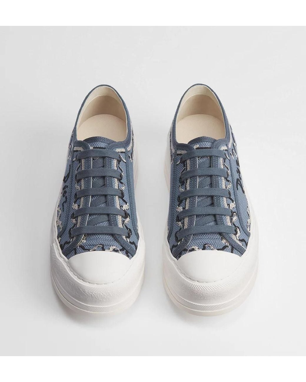 Dior Blue Iviera Walk'N' Platform Sneaker