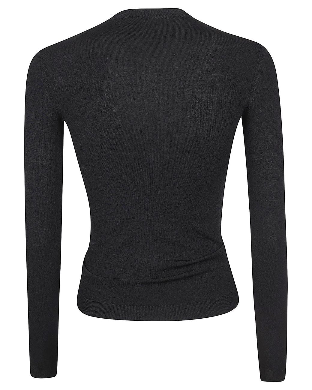 Valentino Blue Bow Detailed Long-Sleeved Cardigan