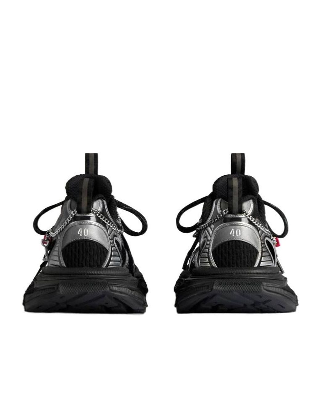Balenciaga Black 3 Xl Mesh Panel Sneakers
