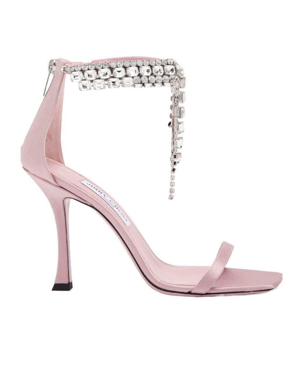 Jimmy Choo Pink Diamond High-Heeled Sandals