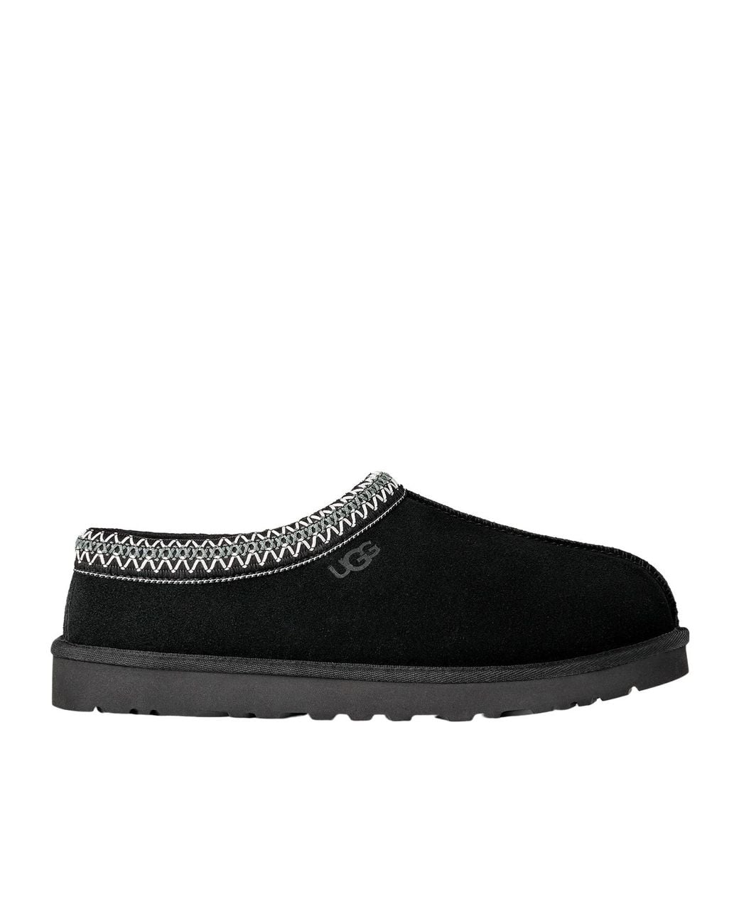 Ugg Black Tasman Logo Mules for men