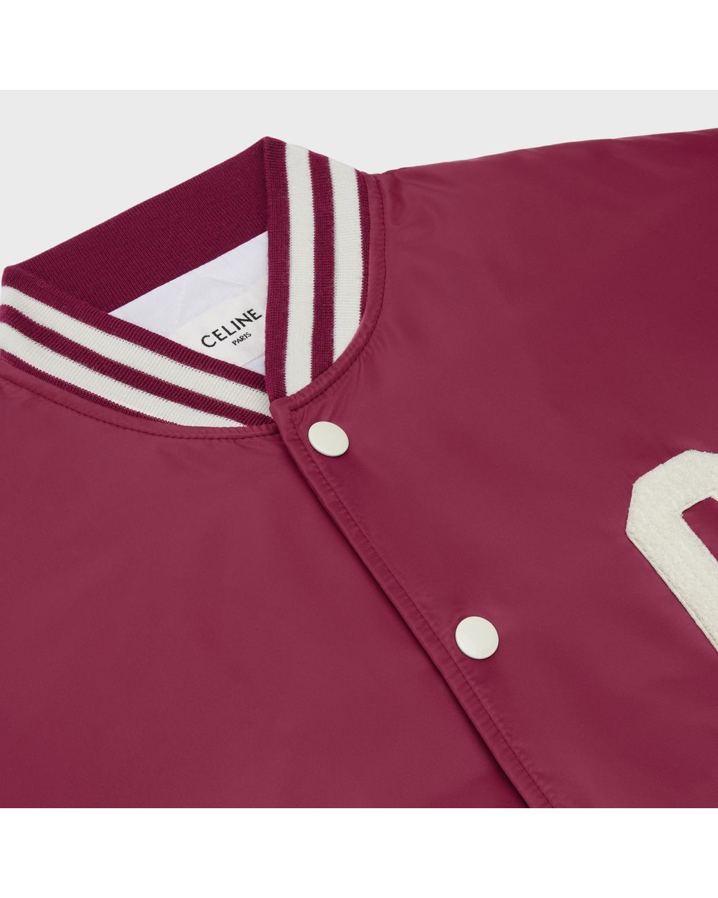 Céline Red Varsity Jacket