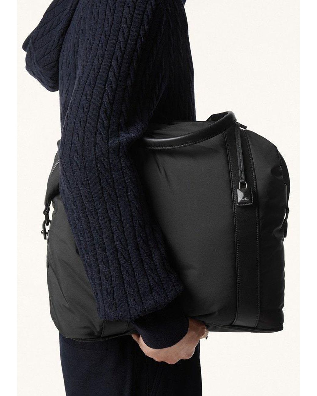 Loro Piana Black North-South Wind Duffle for men
