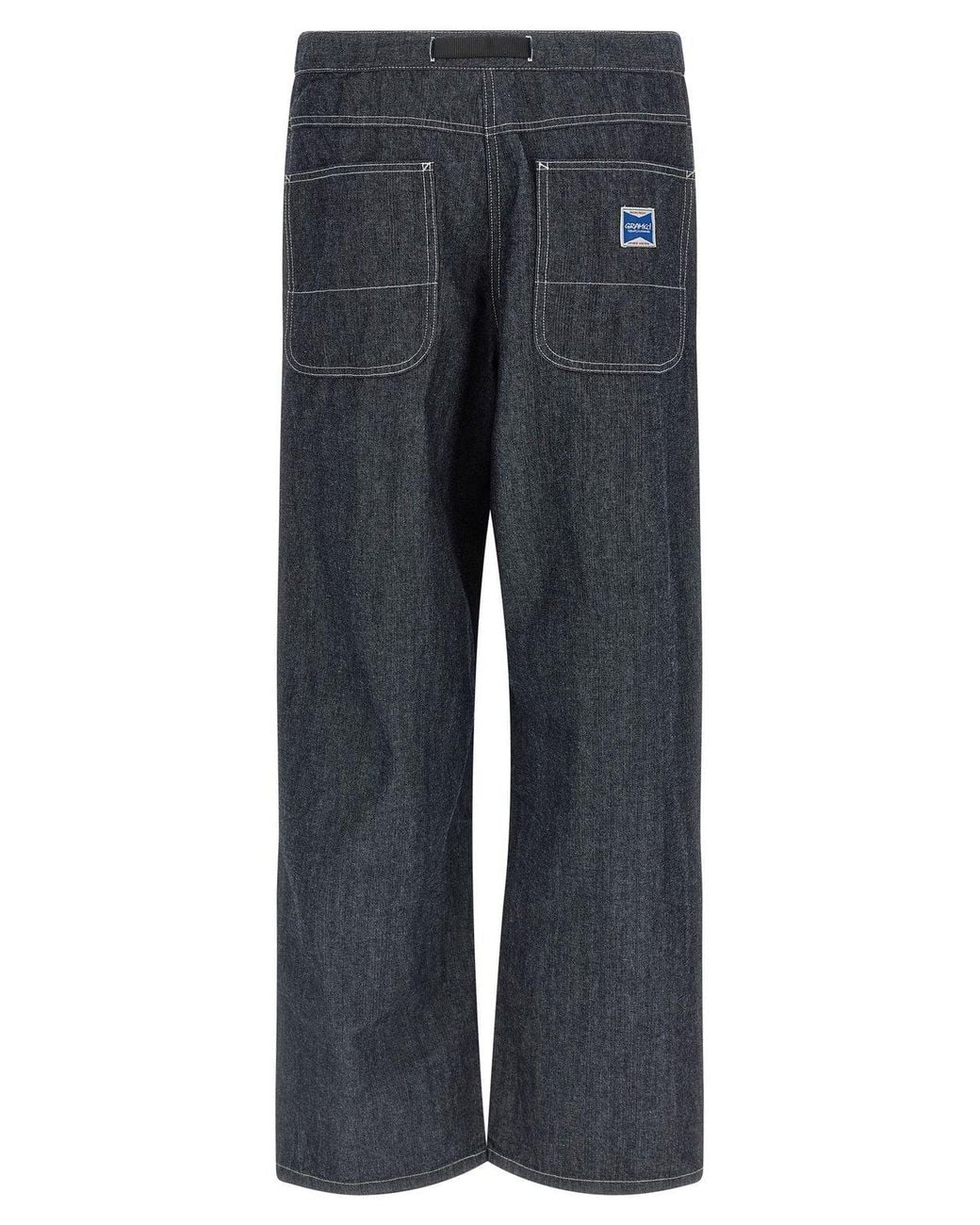 Gramicci Gray Double Knee Straight-Leg Jeans for men