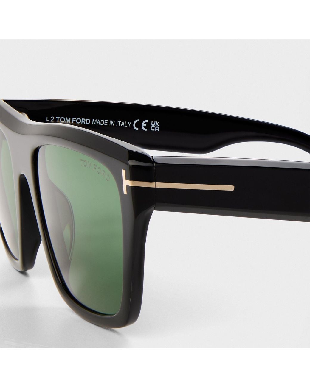 Tom Ford Green Thick-Rimmed Square Sunglasses for men