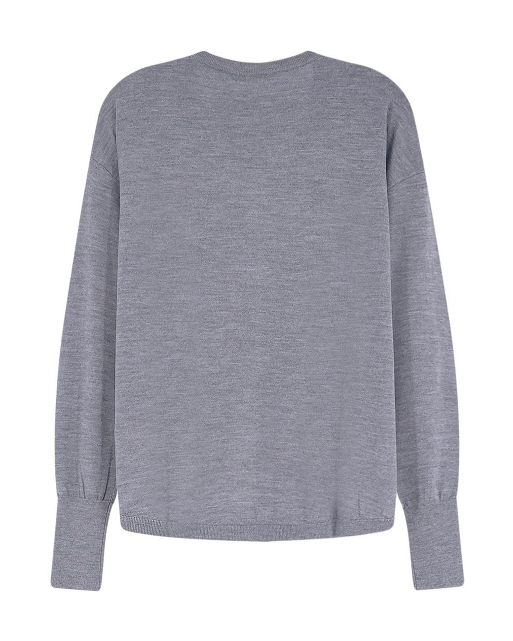 Aspesi Gray V-Neck Knitted Sweater