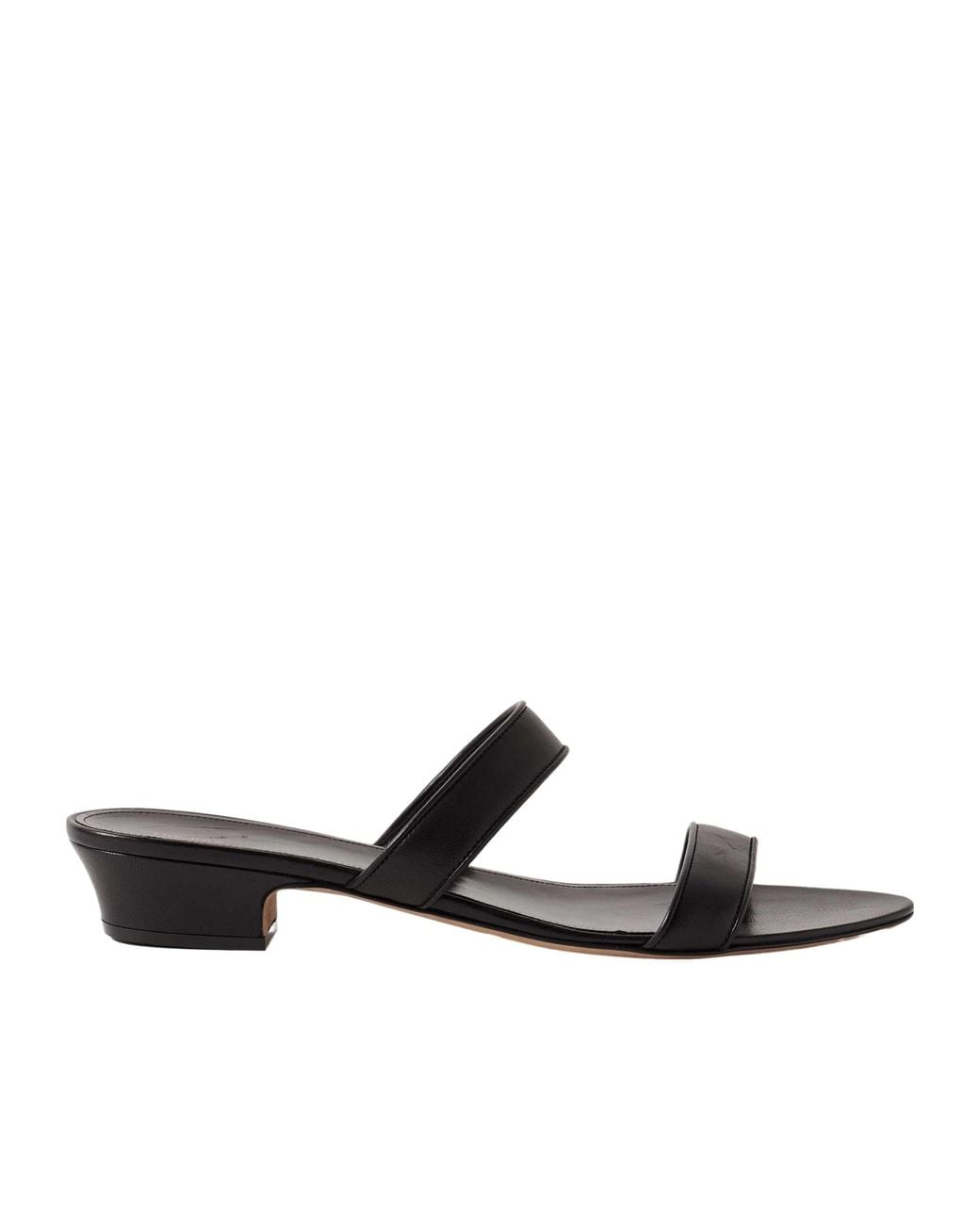 The Row White Open Toe Low Heel Sandals