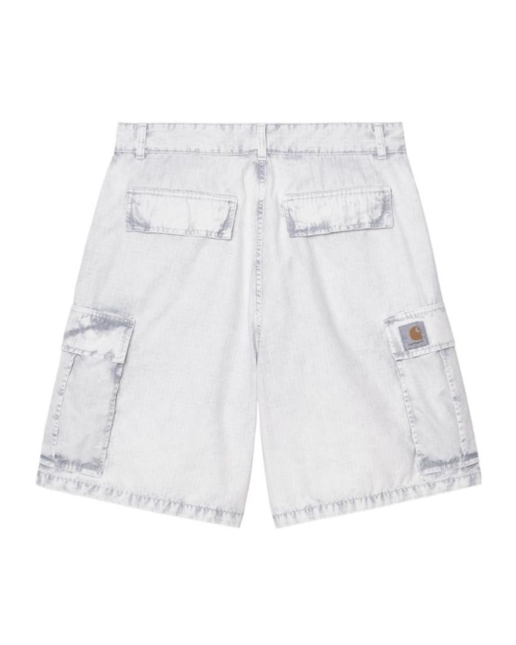 Carhartt White Relaxed Cargo Shorts for men