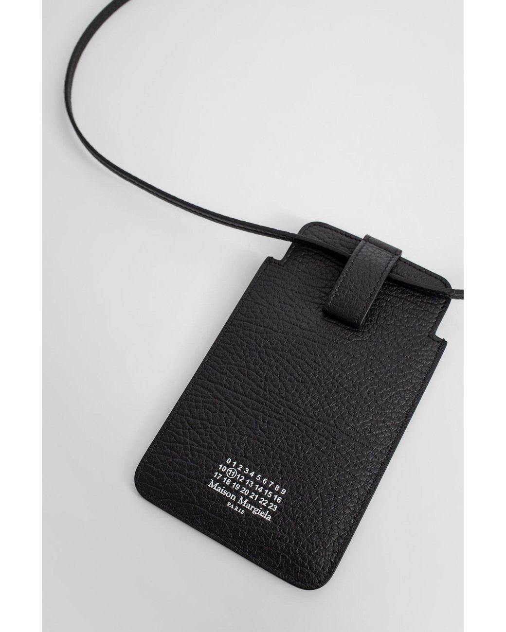 Maison Margiela White Four-Stitch Iphone Case for men