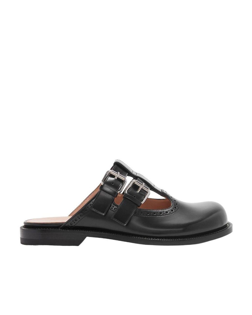 Loewe Black Campo Mary Jane Mules