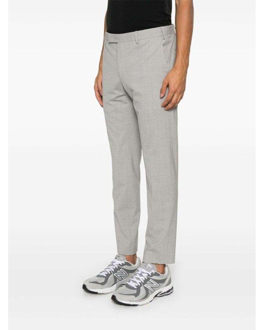 Pt Pantaloni Gray Pt Torino Dieci Tailored Pants for men