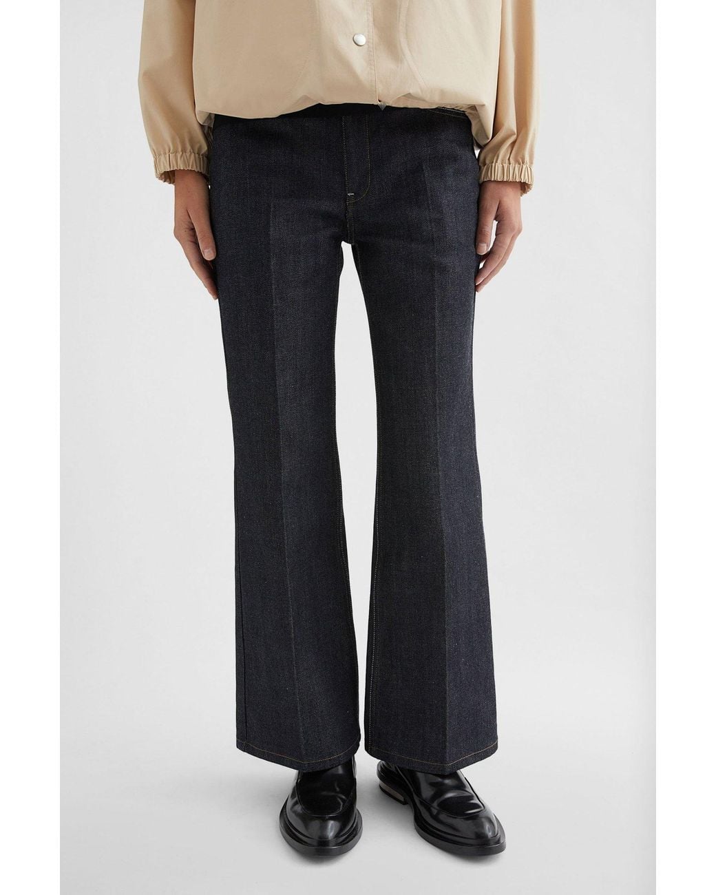 Jil Sander Blue Flared Jeans