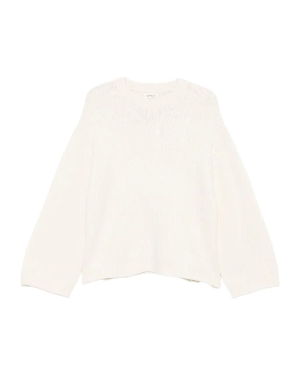 Soft Goat White Cashmere Sweater
