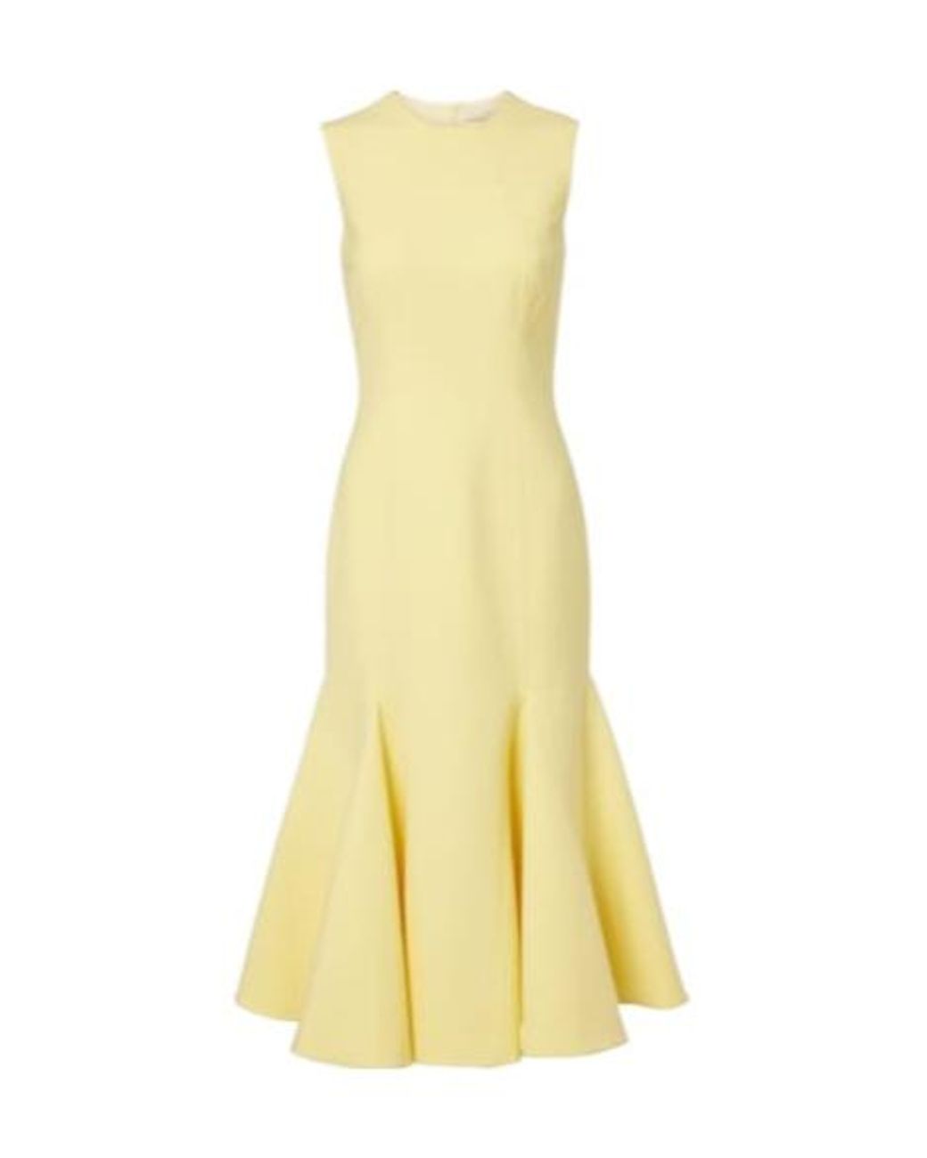 Emilia Wickstead Yellow Seema Crêpe Cocktail Dress