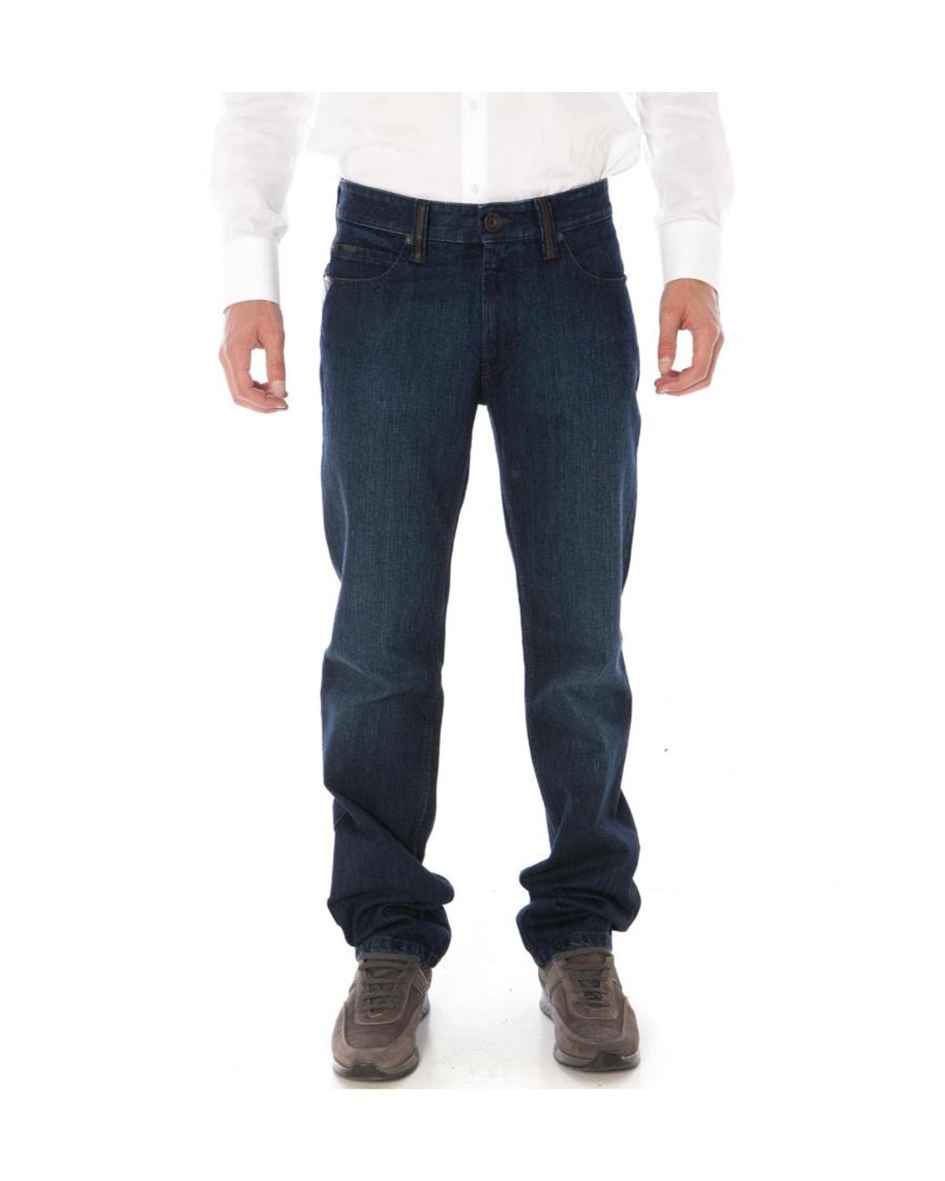Armani Jeans Blue Straight Jeans for men