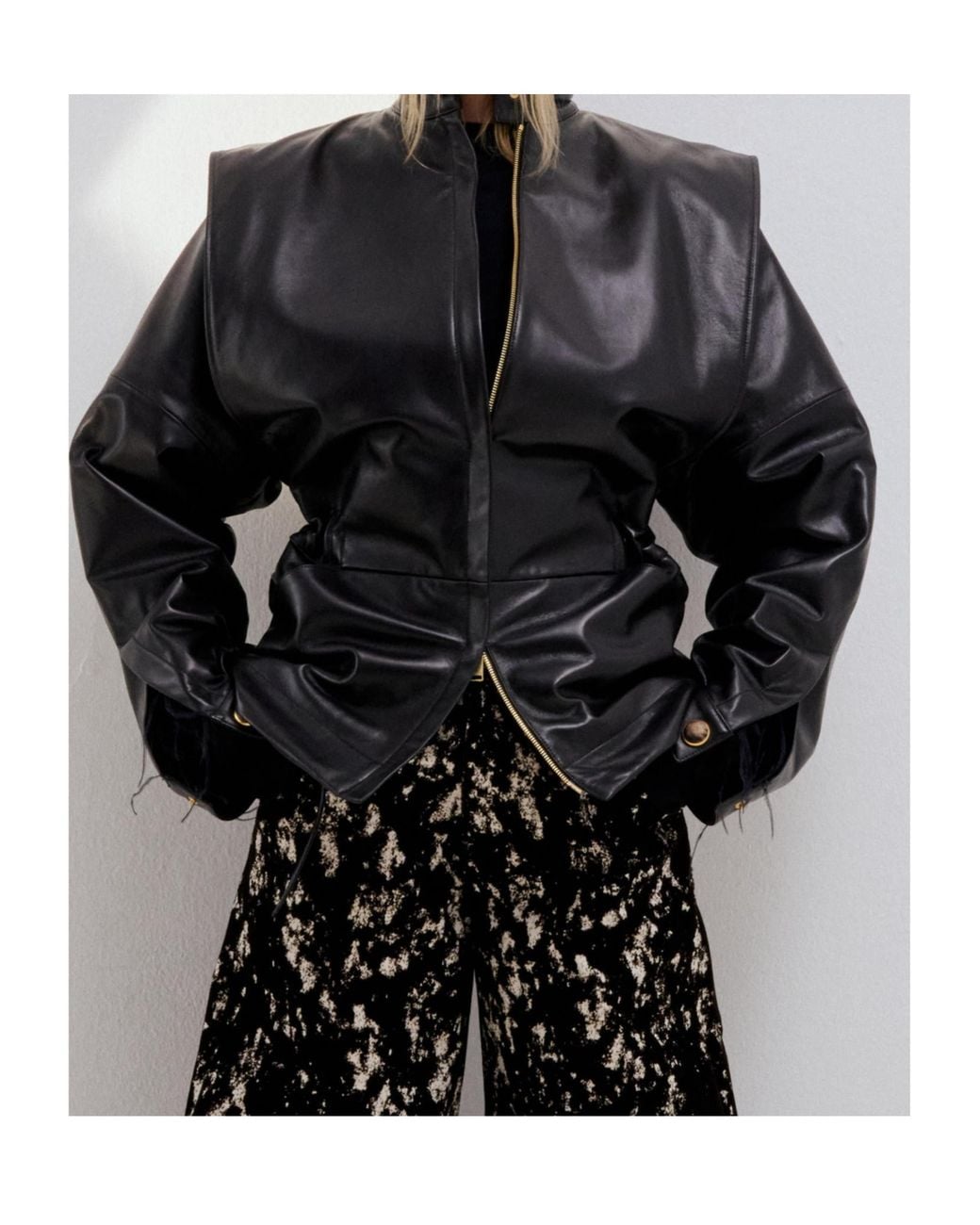 DARKPARK Black Gianna Zipped Jacket
