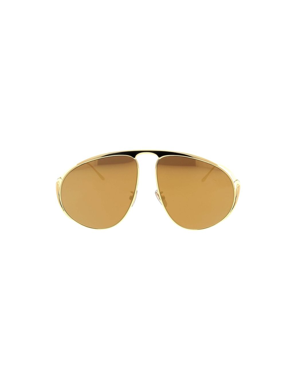 Loewe Black Hillock Aviator Frame Sunglasses