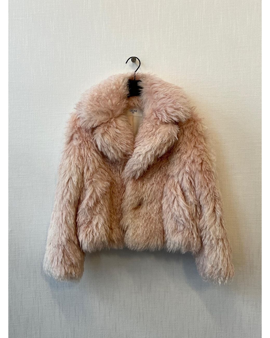 Céline Pink Egg-Shaped Peacoat