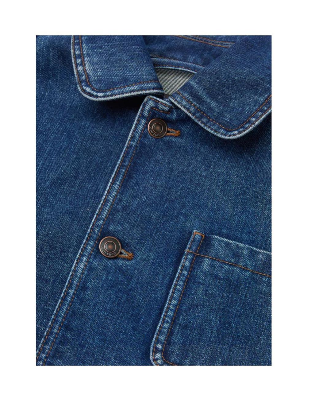 Loro Piana Blue Nichi Denim Jacket